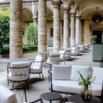 Table ronde Atlas – Métal galvanisé, extérieur – Image 2