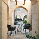 Table ronde Atlas – Métal galvanisé, extérieur – Image 3