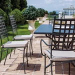 Chaise Extérieur Aurelia Empilable métal peint – Image 4