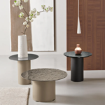 Table basse I-Dareen Moderne en verre et métal – Image 5