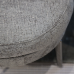 Pouf Élan Design Tissu ou Cuir Chrome Noir – Image 5