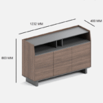 Bahut Orvess – Meuble bas multifonction moderne – Image 2