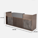 Comptoir d’accueil Orvess Style contemporain – Image 2