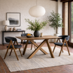 Salle à manger Cross Ensemble (Table+6 chaises) – Image 4