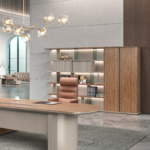 Bibliothèque W-Wingford Rangement 2 portes LED – Image 5