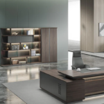 Bibliothèque W-Wingford Rangement 2 portes LED – Image 3