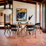 Ensemble de salle à manger en bois massif