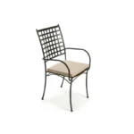 Chaise Extérieur Aurelia Empilable métal peint