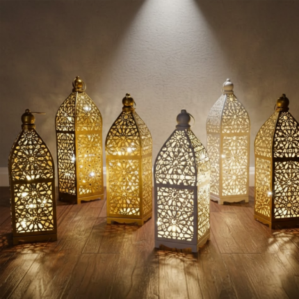 Lampe LED Noor décorative d’ambiance Blanc & Or