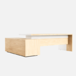 Bureau AXIS LUX en L avec caisson intégré – Image 5