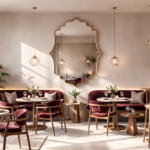 Miroir mural Aura Arabesque en bois – Image 2