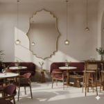 Miroir mural Aura Arabesque en bois – Image 3