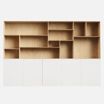 Bibliothèque AXIS – Rangement mural moderne