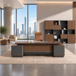 Bureau de Direction ÉLITE avec Retour – Image 3
