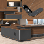 Bureau de Direction ÉLITE avec Retour – Image 4