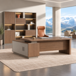 Bureau Opératif RELIA en bois et métal